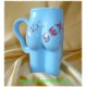 Kubki ceramiczne - męskie-Krawat- niebieski