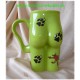 Kubki ceramiczne - męskie-Krawat- zielony