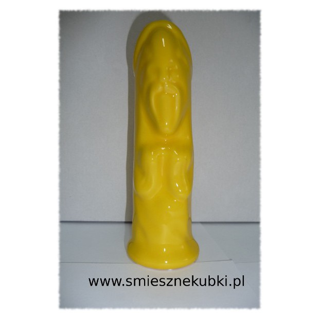 FIGURKA - ŚMIESZNY PREZENT - Żółty