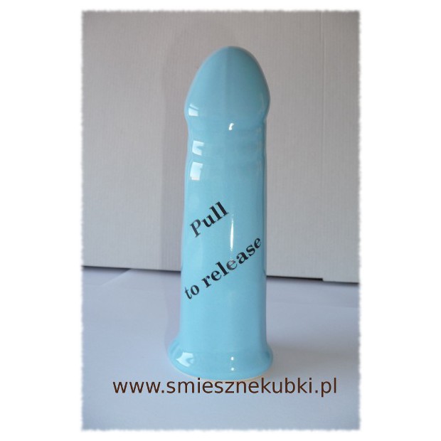 FIGURKA - ŚMIESZNY PREZENT - NIEBIESKA