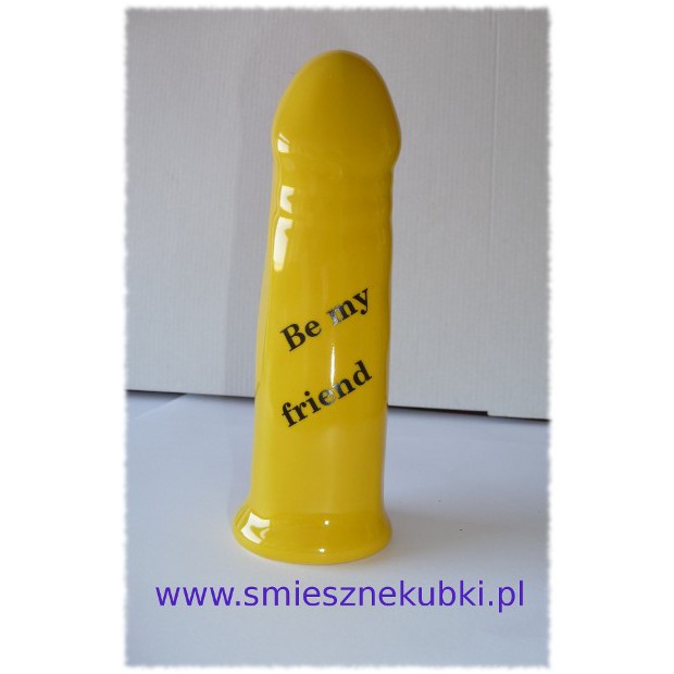 FIGURKA - ŚMIESZNY PREZENT - Żółty