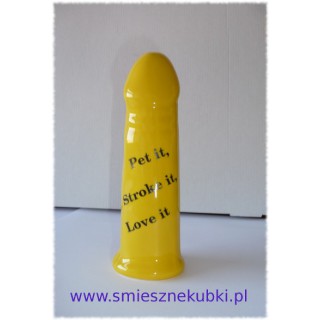 FIGURKA - ŚMIESZNY PREZENT - Żółty